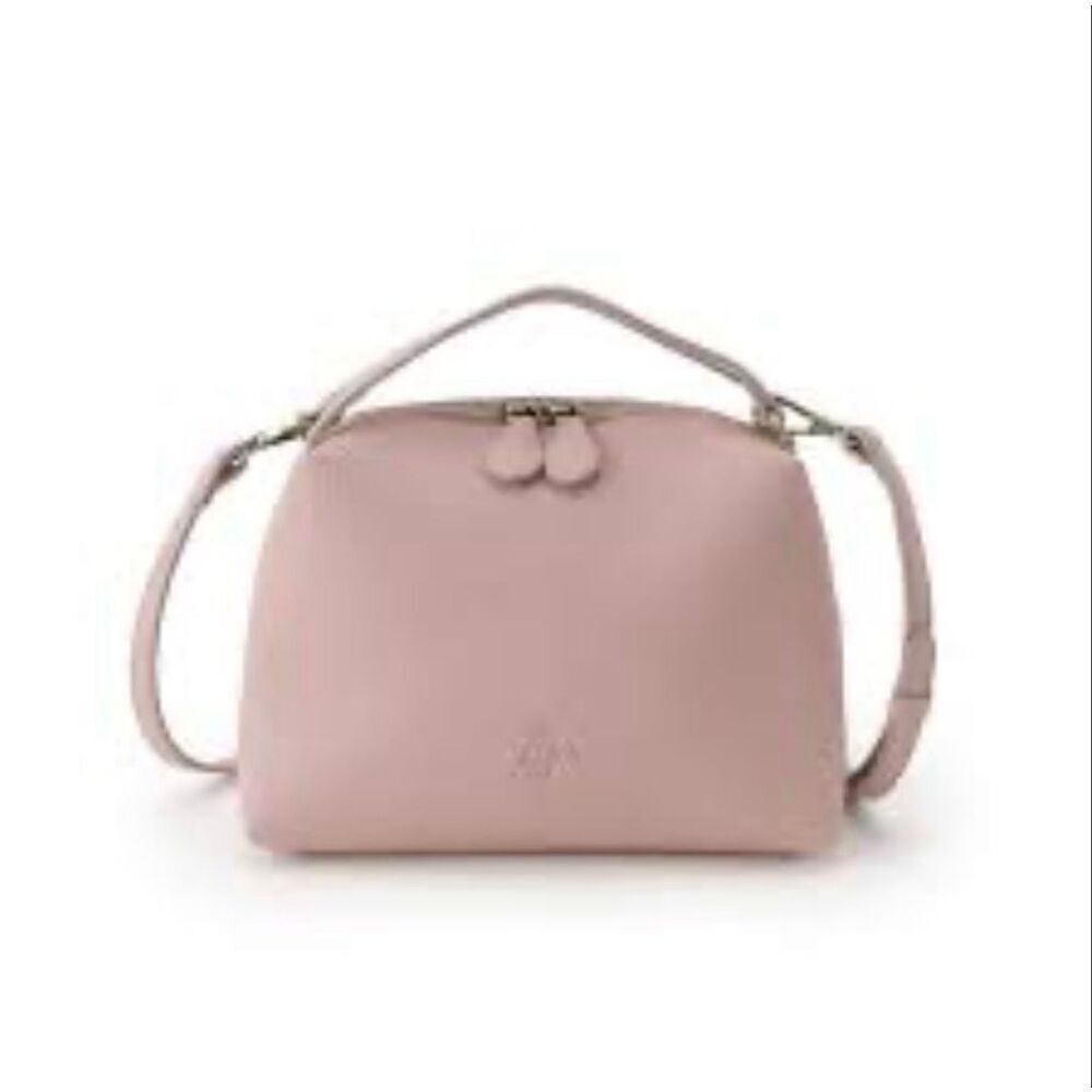 Dessin Pink 3 Way Mini Boston Bag Vegan Leather Crossbody Top Handle
